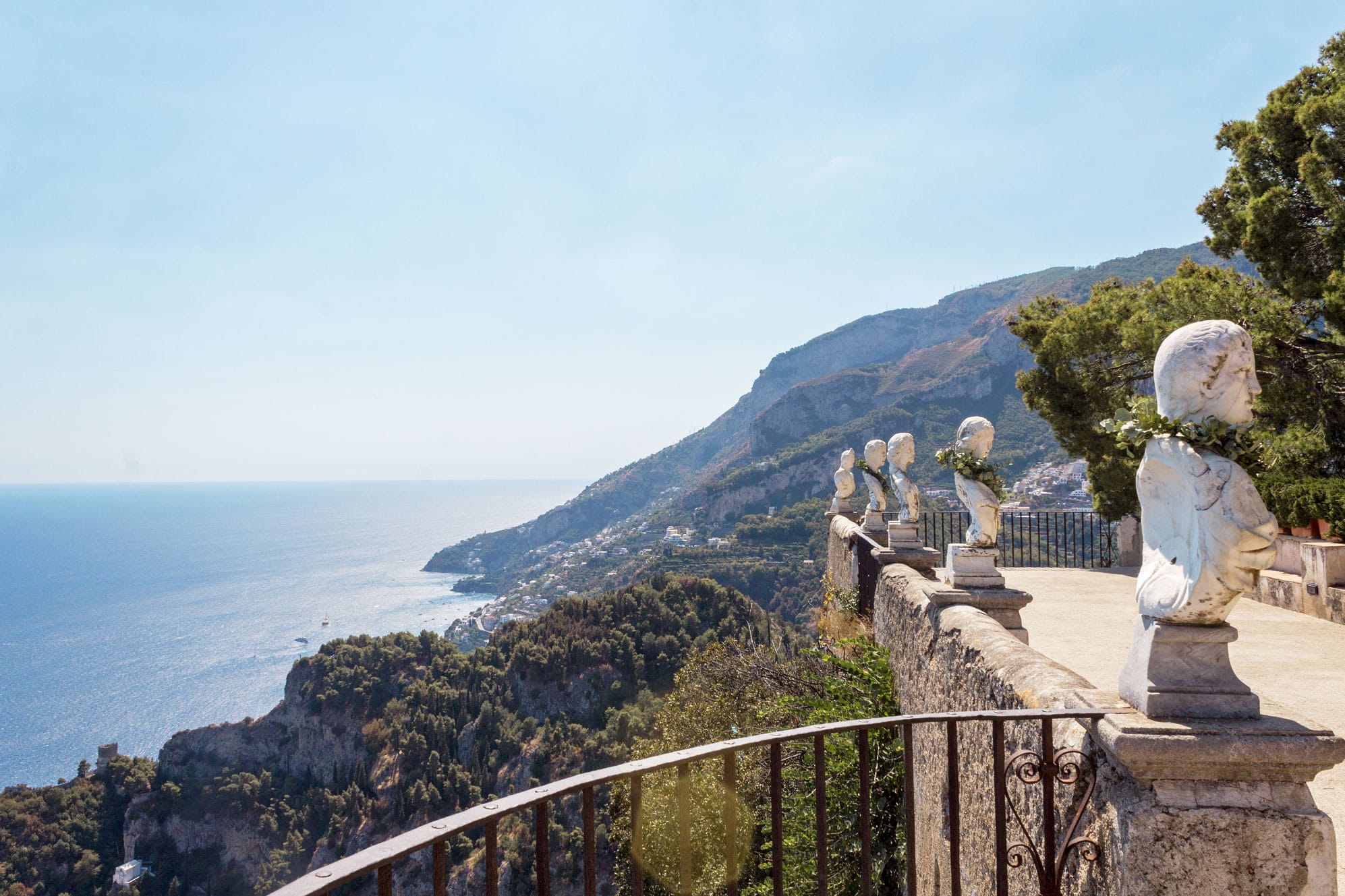 ravello villa cimbrone amalfi coast itinerary