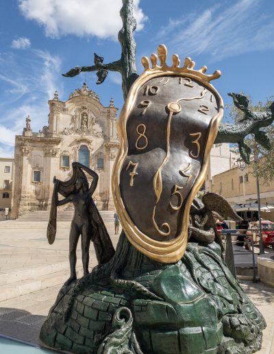 Matera Italy Dalì sculptures
