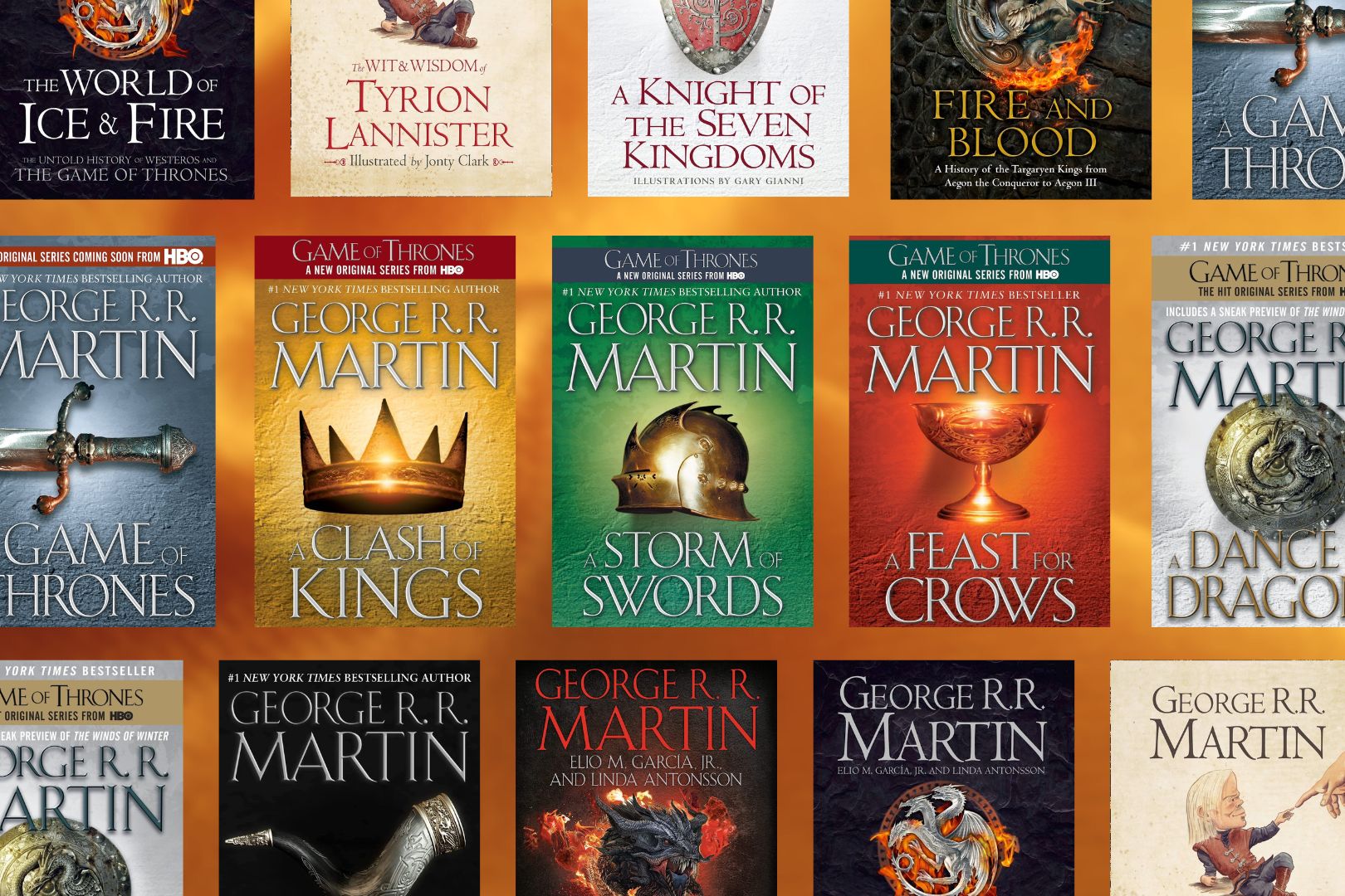 George RR Martin Books In Order How many Game of Thrones