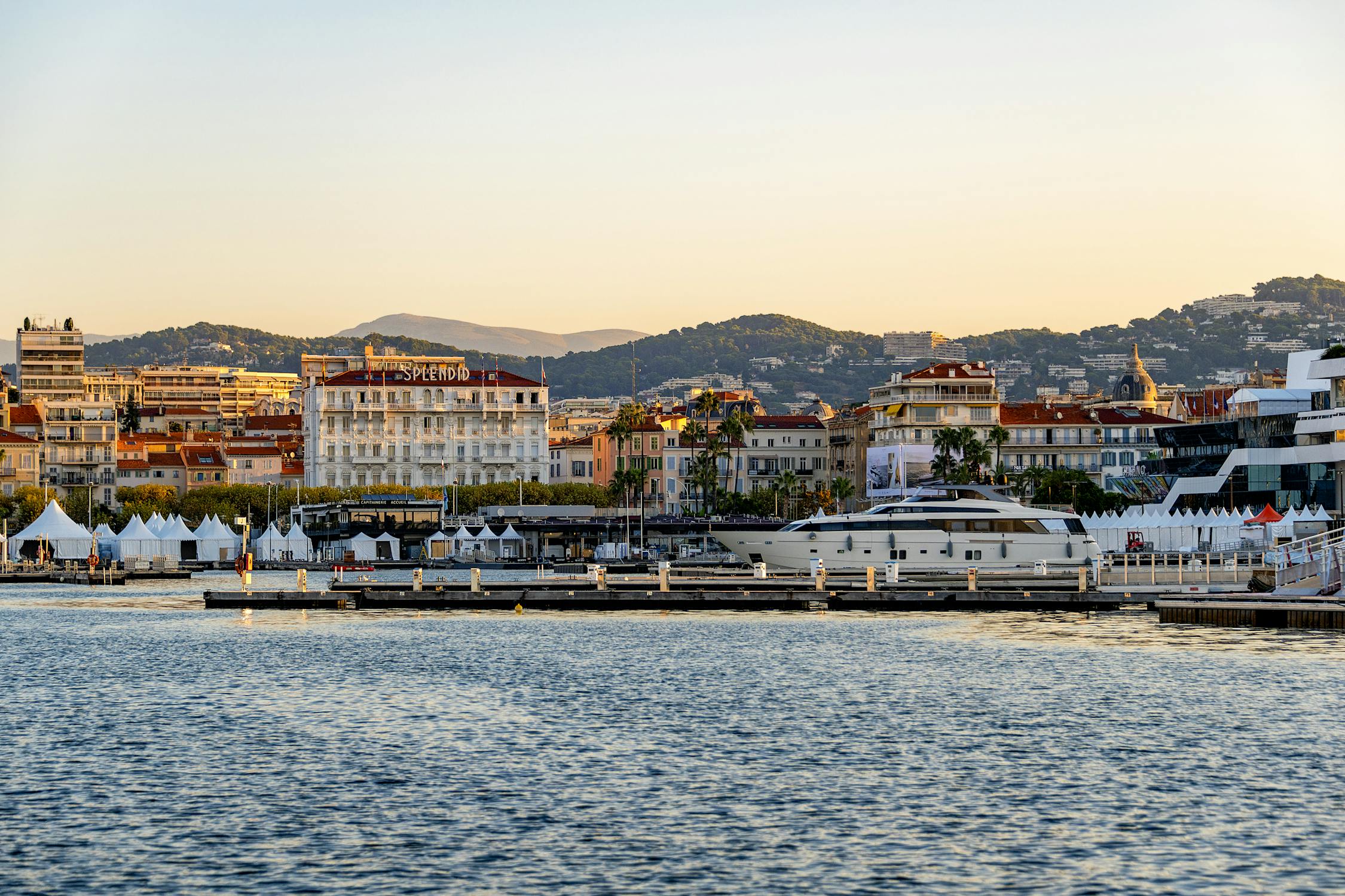 Cannes France sunset Cannes