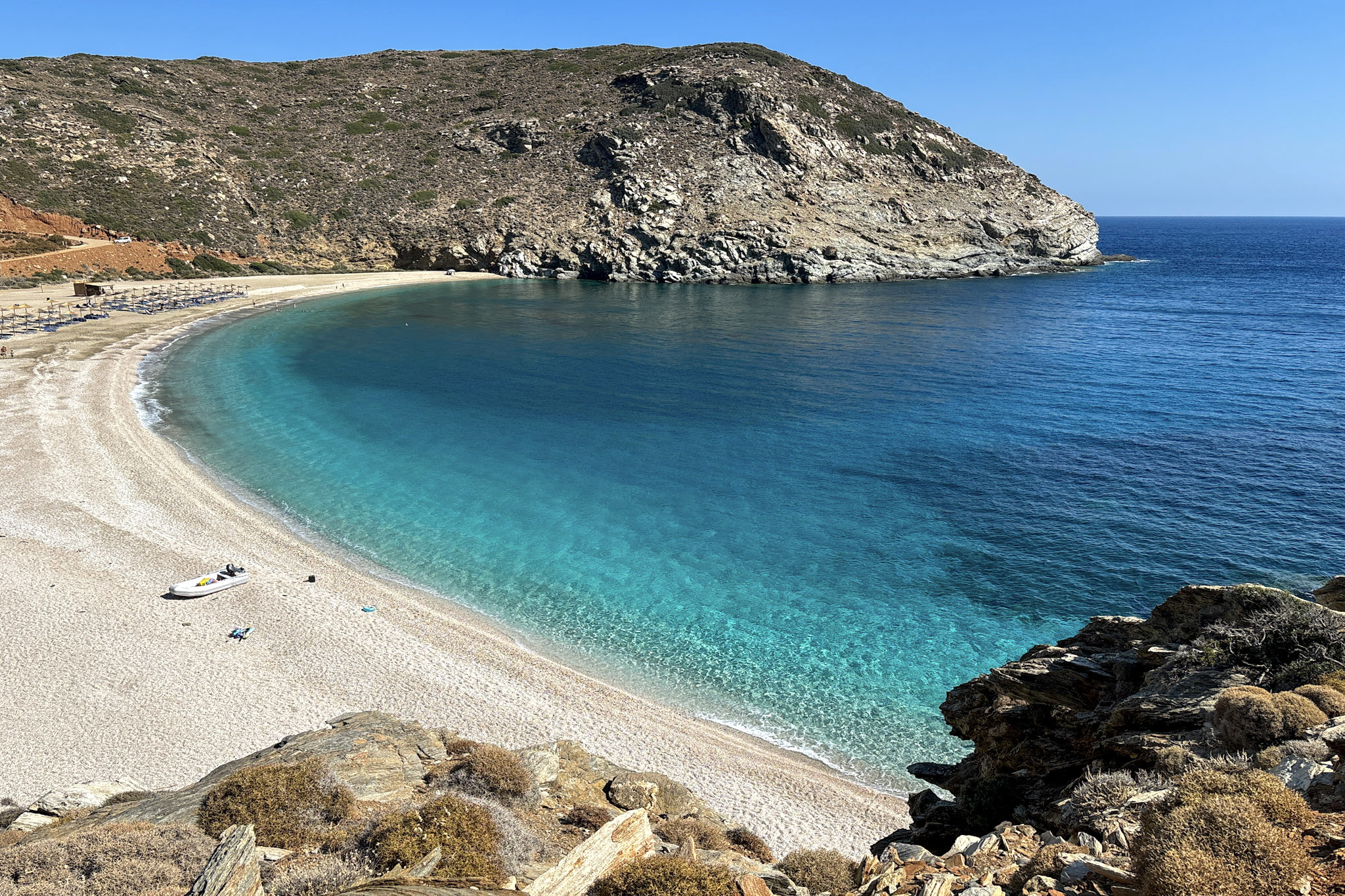 Andros Greece Island Zorkos Zorgos beach