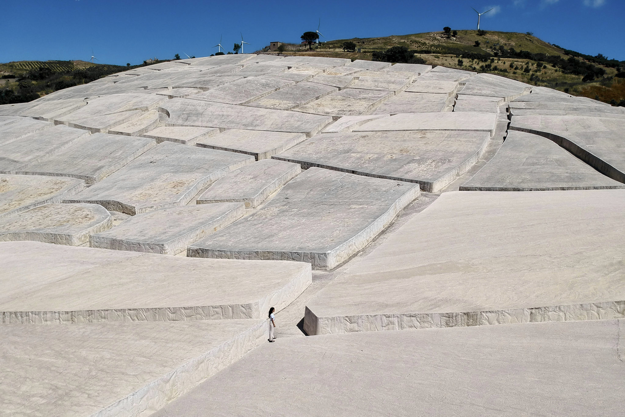 Cretto di Burri Art Installation Gibellina Sicily Italy