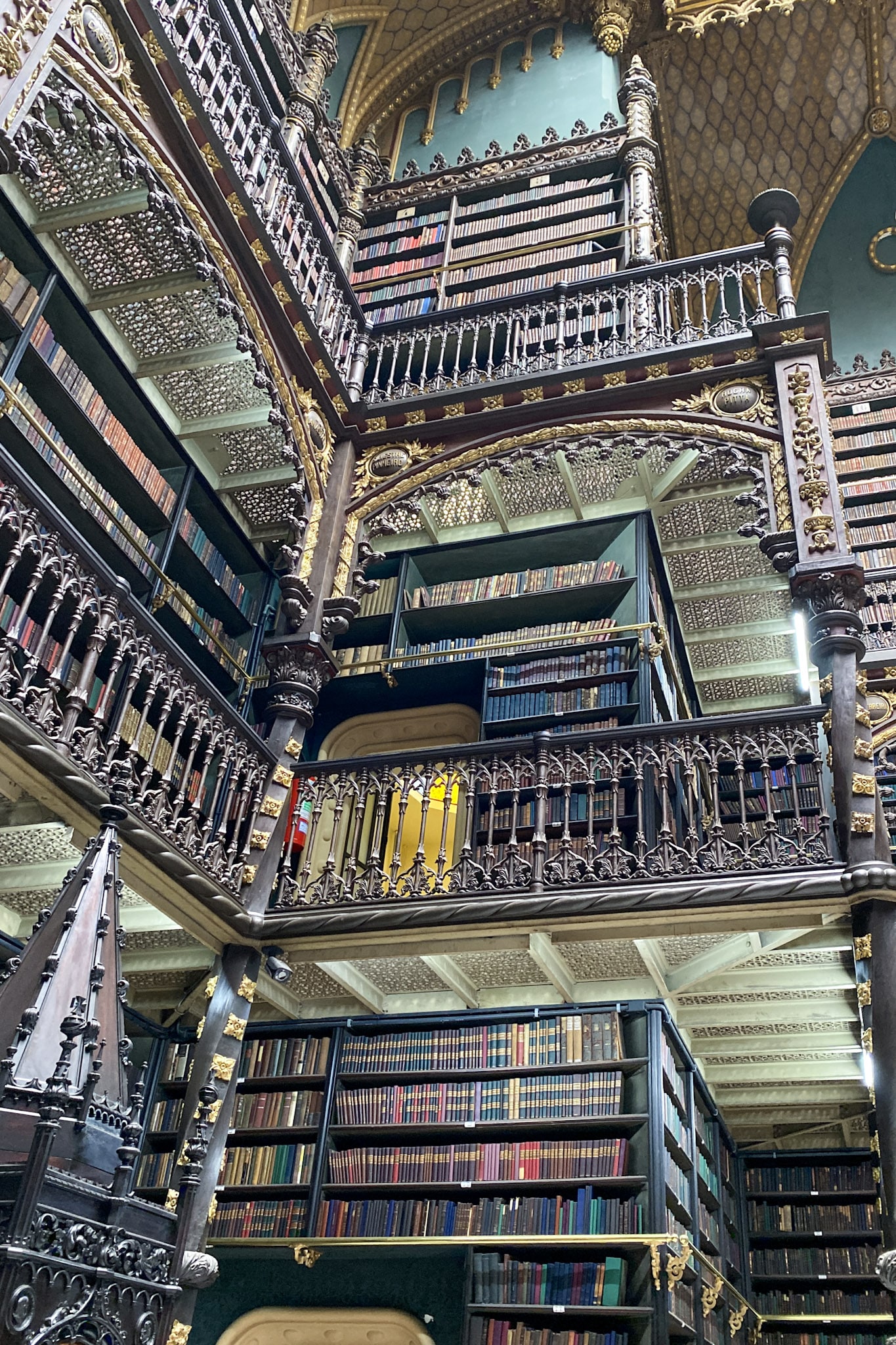 the Royal Portuguese Reading Room Rio de Janeiro Library famous