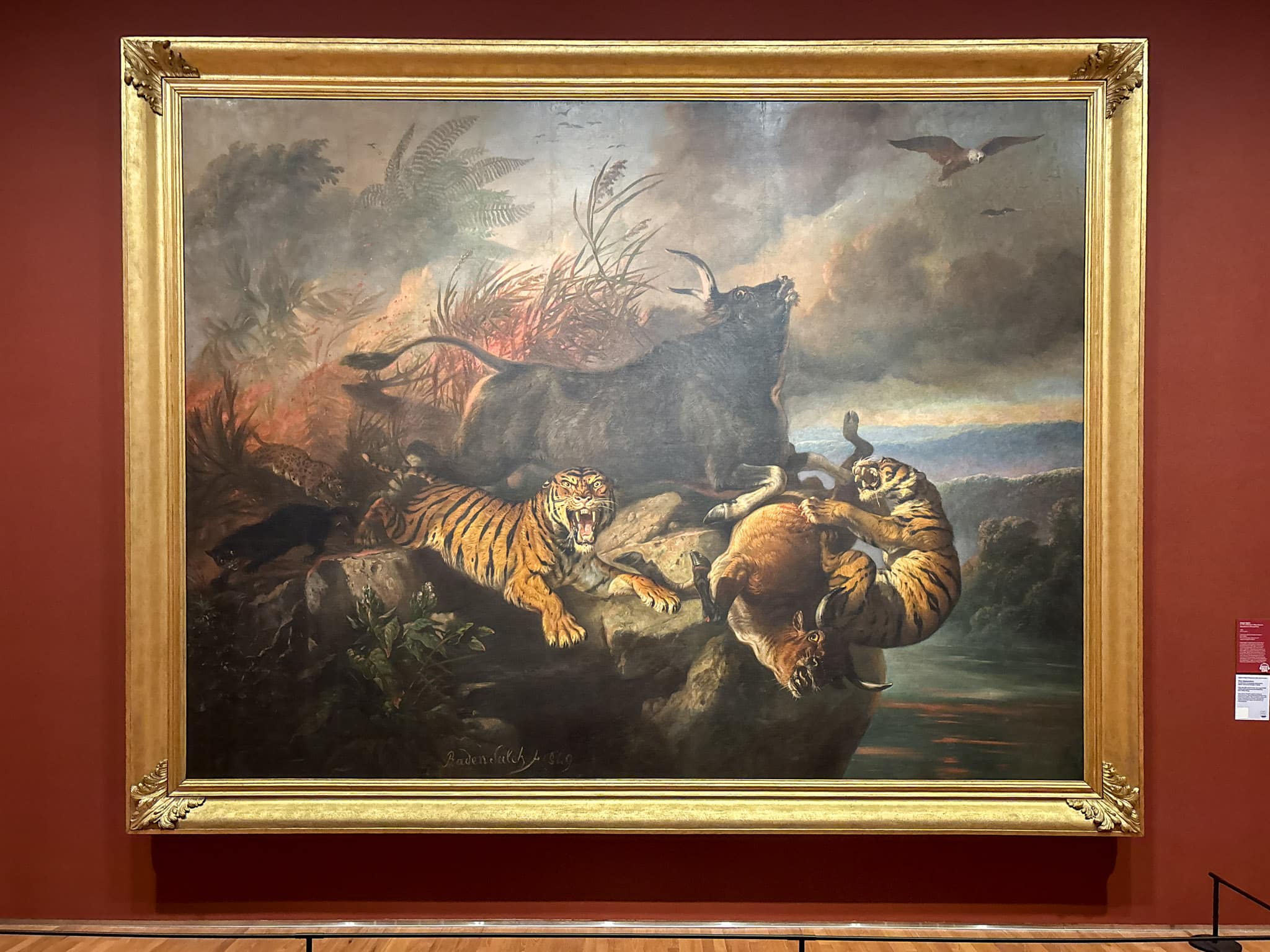 Raden Saleh – Boschbrand (Forest Fire) (1849)