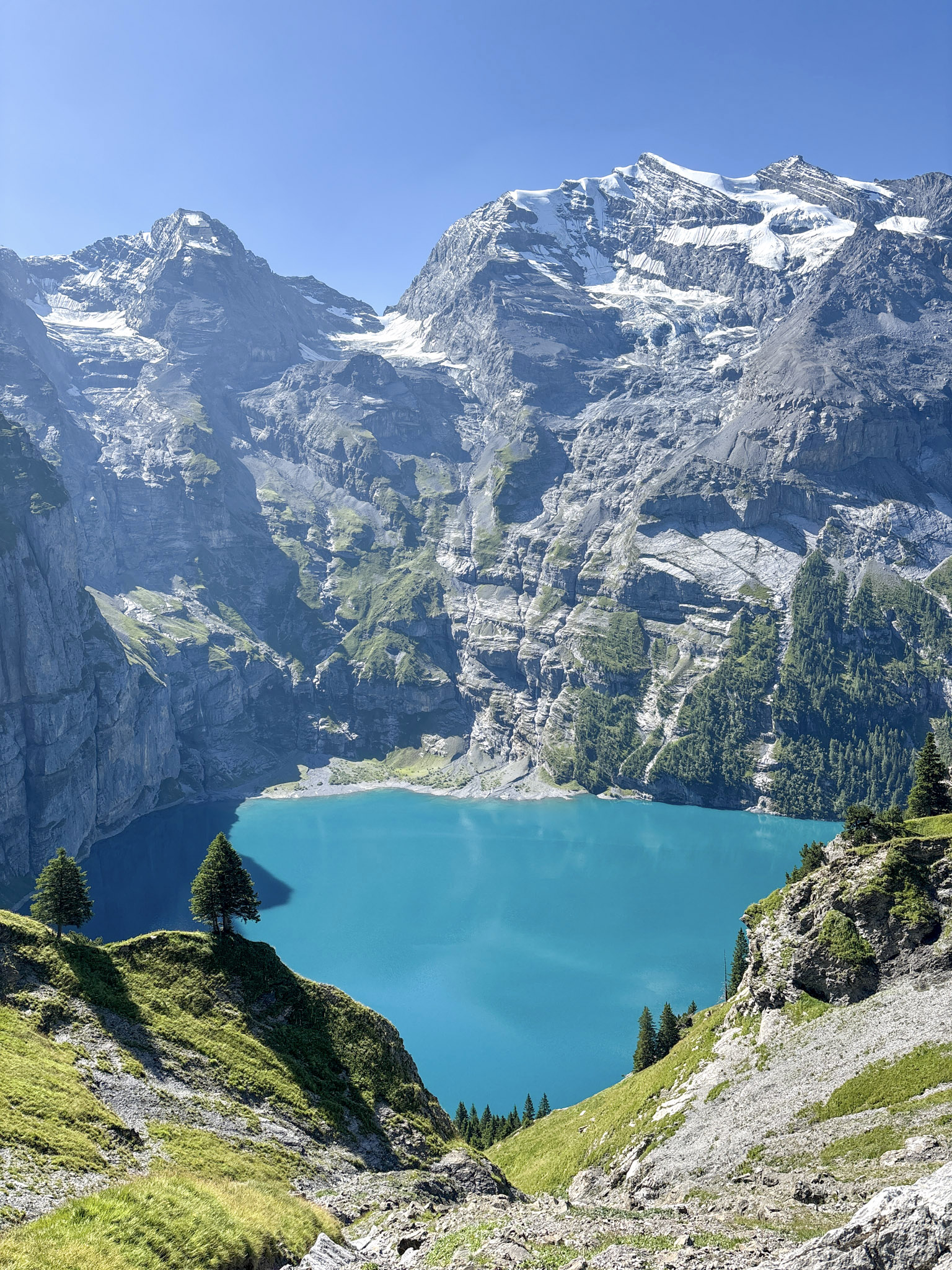 Oeschinensee Panorama Hike Lake Viewpoint Photo