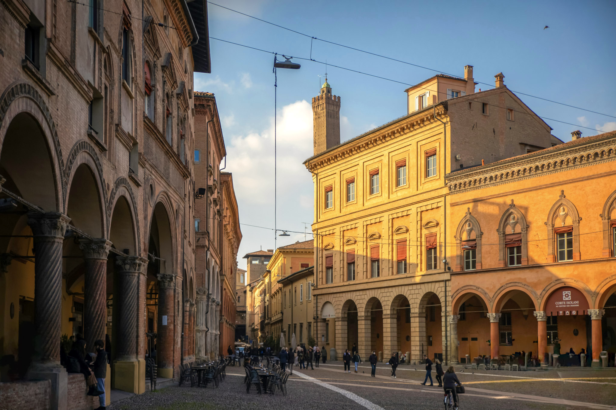 college town university city bologna europe