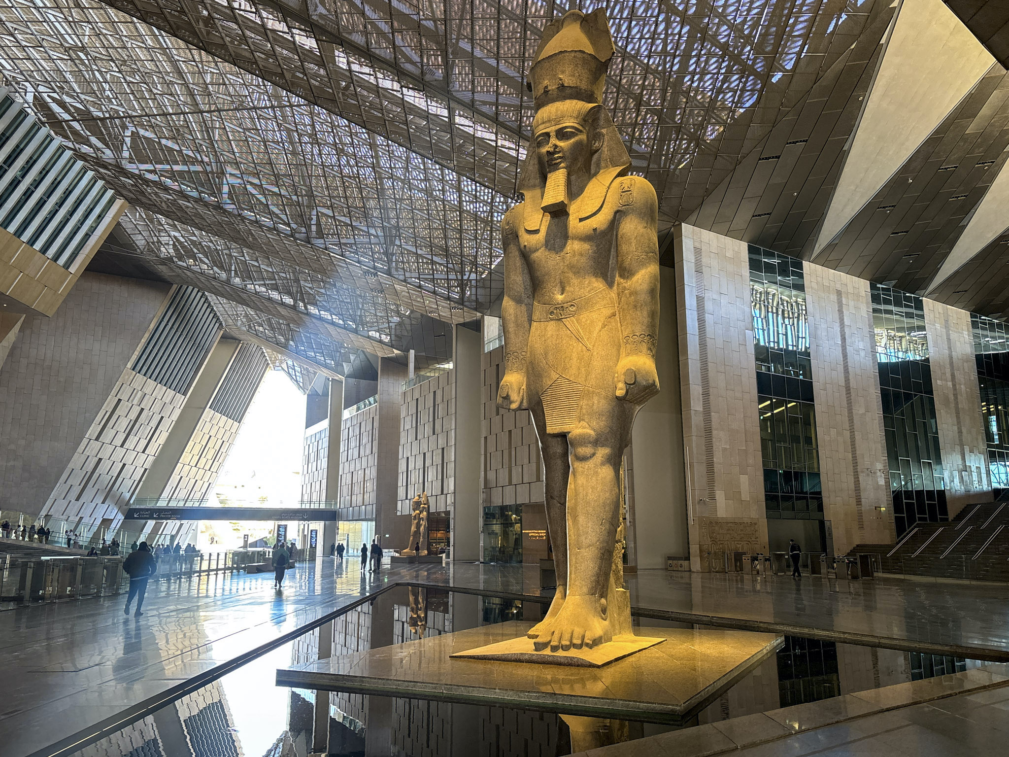 Grand Egyptian Museum Hall Colossus Ramses