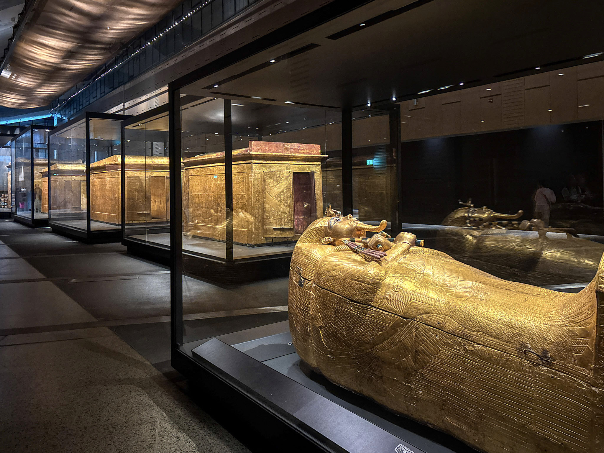 Grand Egyptian Museum Tutankhamun Galleries Sarcophagus