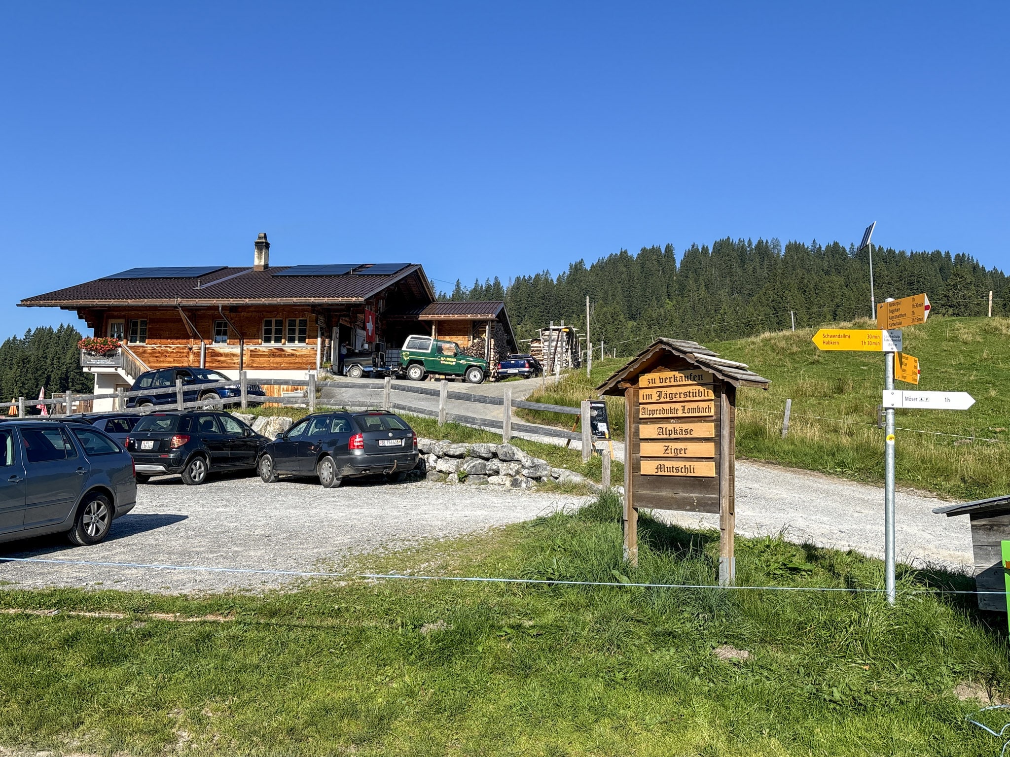 Augstmatthorn hike via Lombachalp Parking Hut