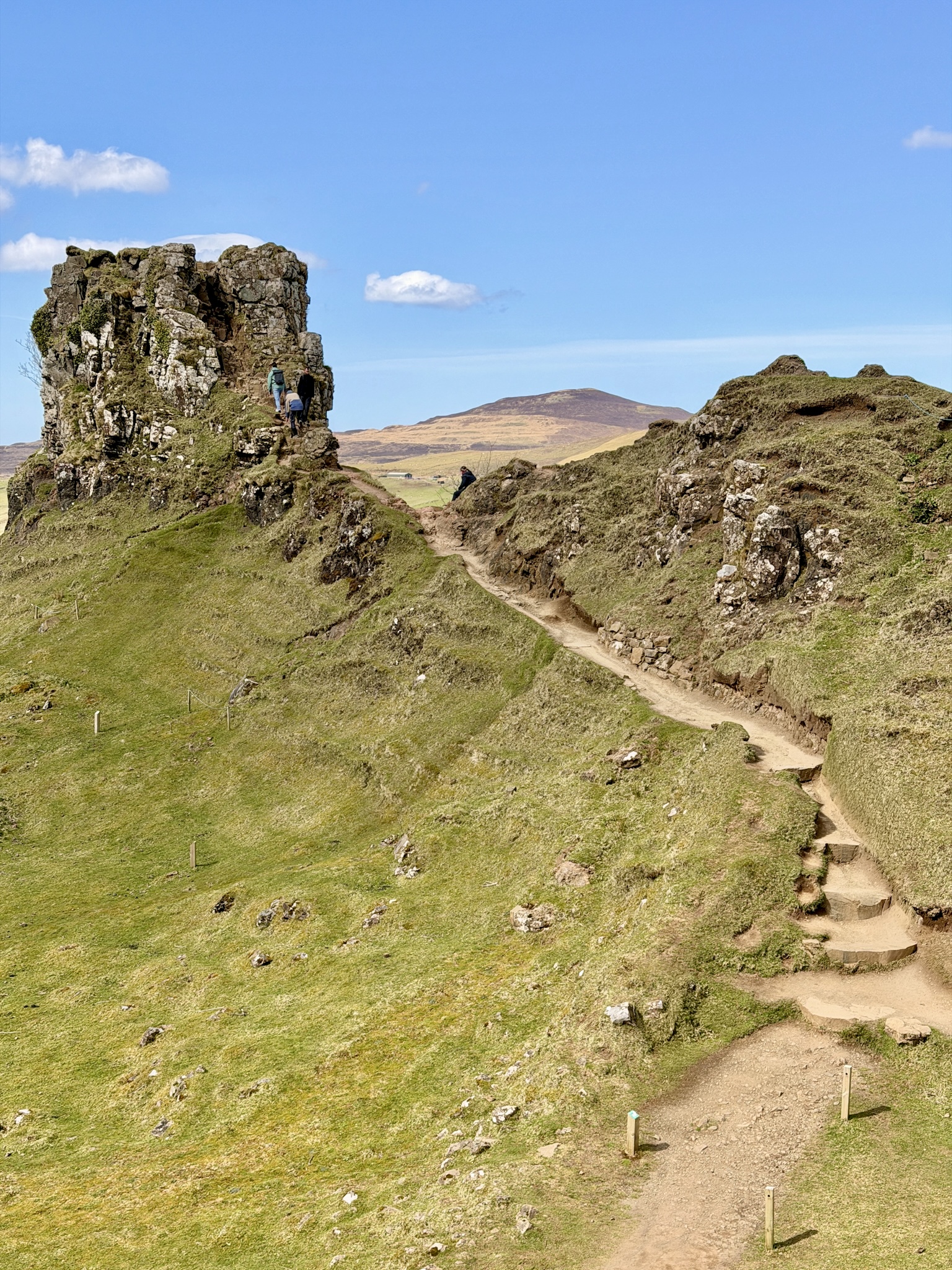 Fairy Glen Isle of Skye castle ewen