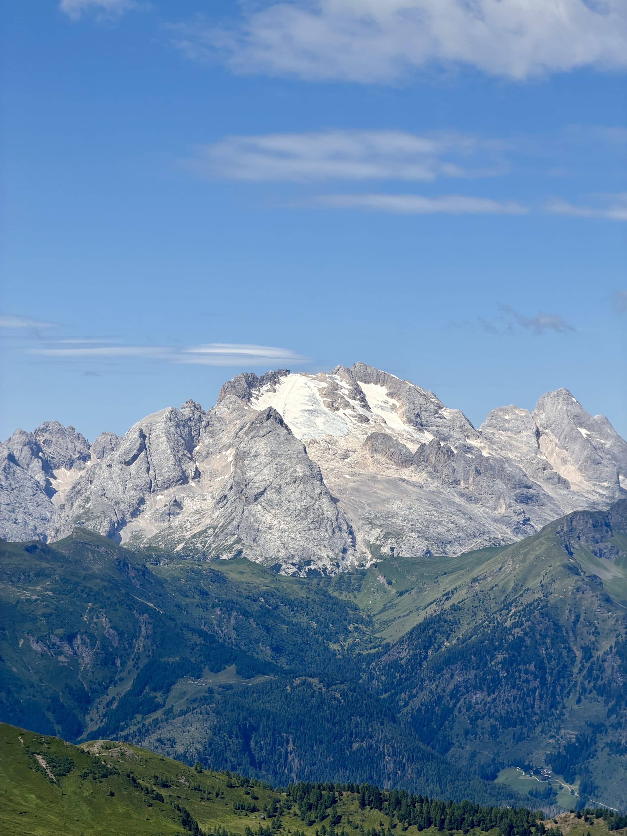 Marmolada Glacier view Nuvolau Marmolada Glacier view Nuvolau