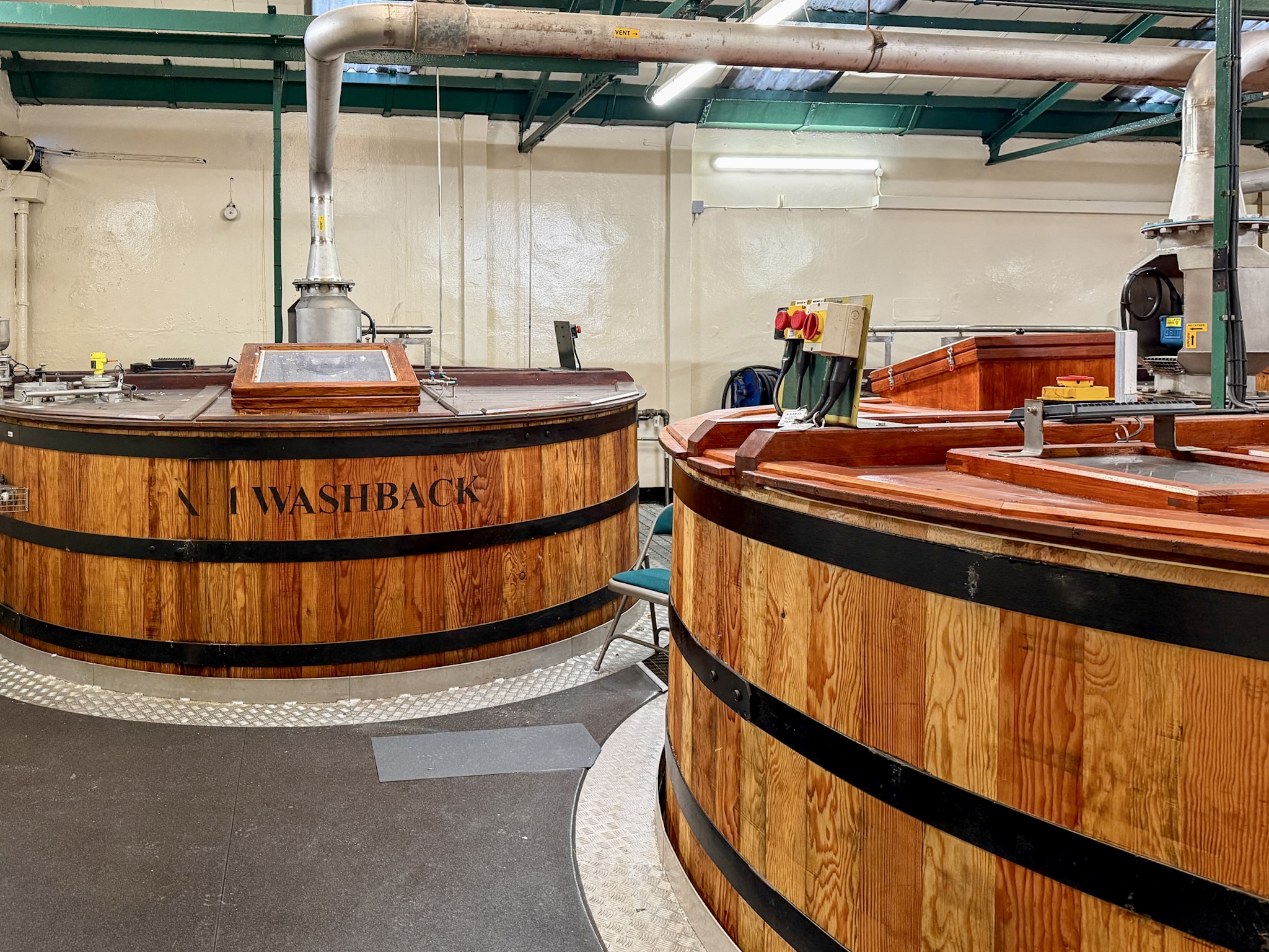 Oban Distillery Tour Washback Oban Distillery Tour Washback