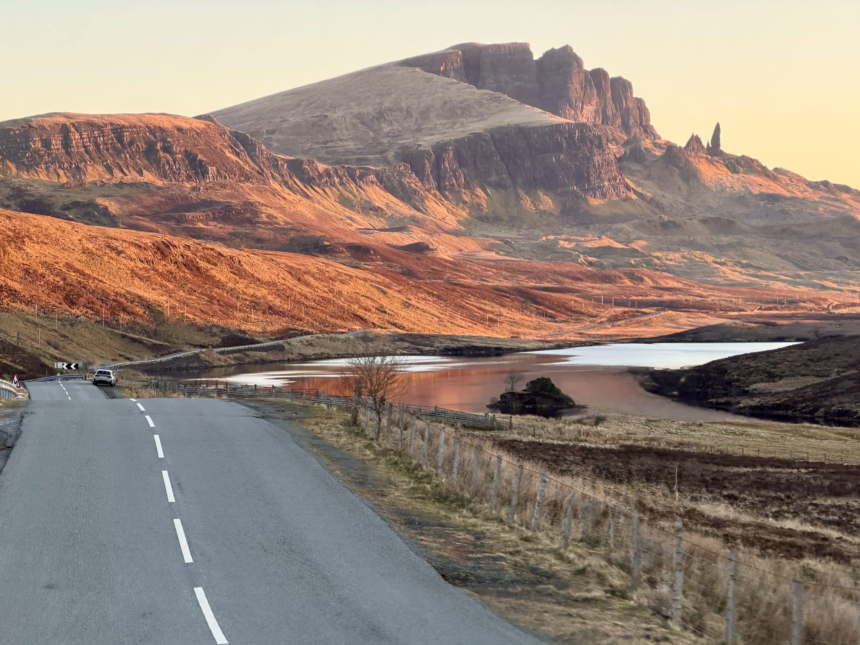 Old Man of Storr Hike Road Arrival Old Man of Storr Hike Road Arrival
