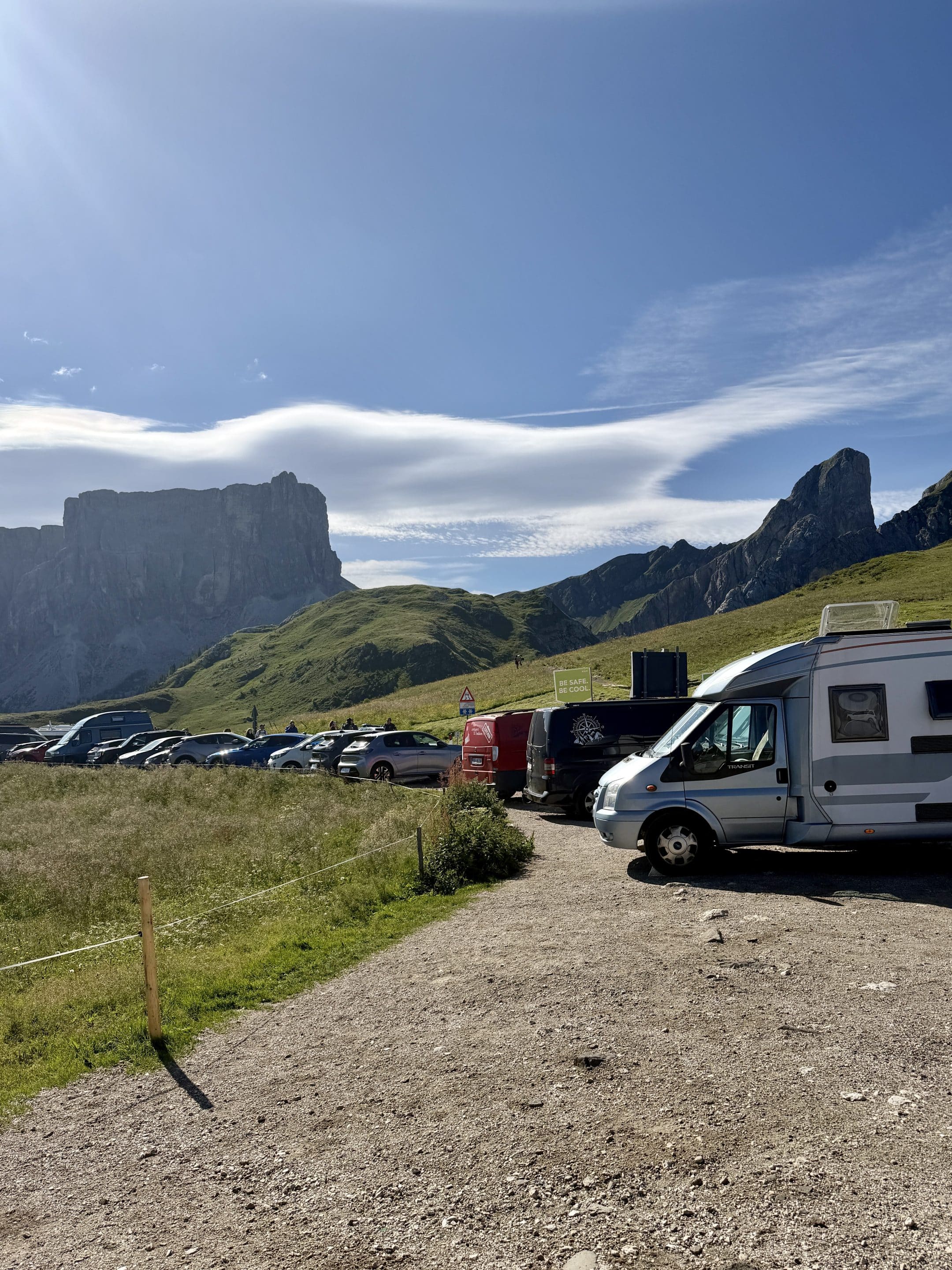 Passo Giau Parking Dolomites 1 Passo Giau Parking Dolomites