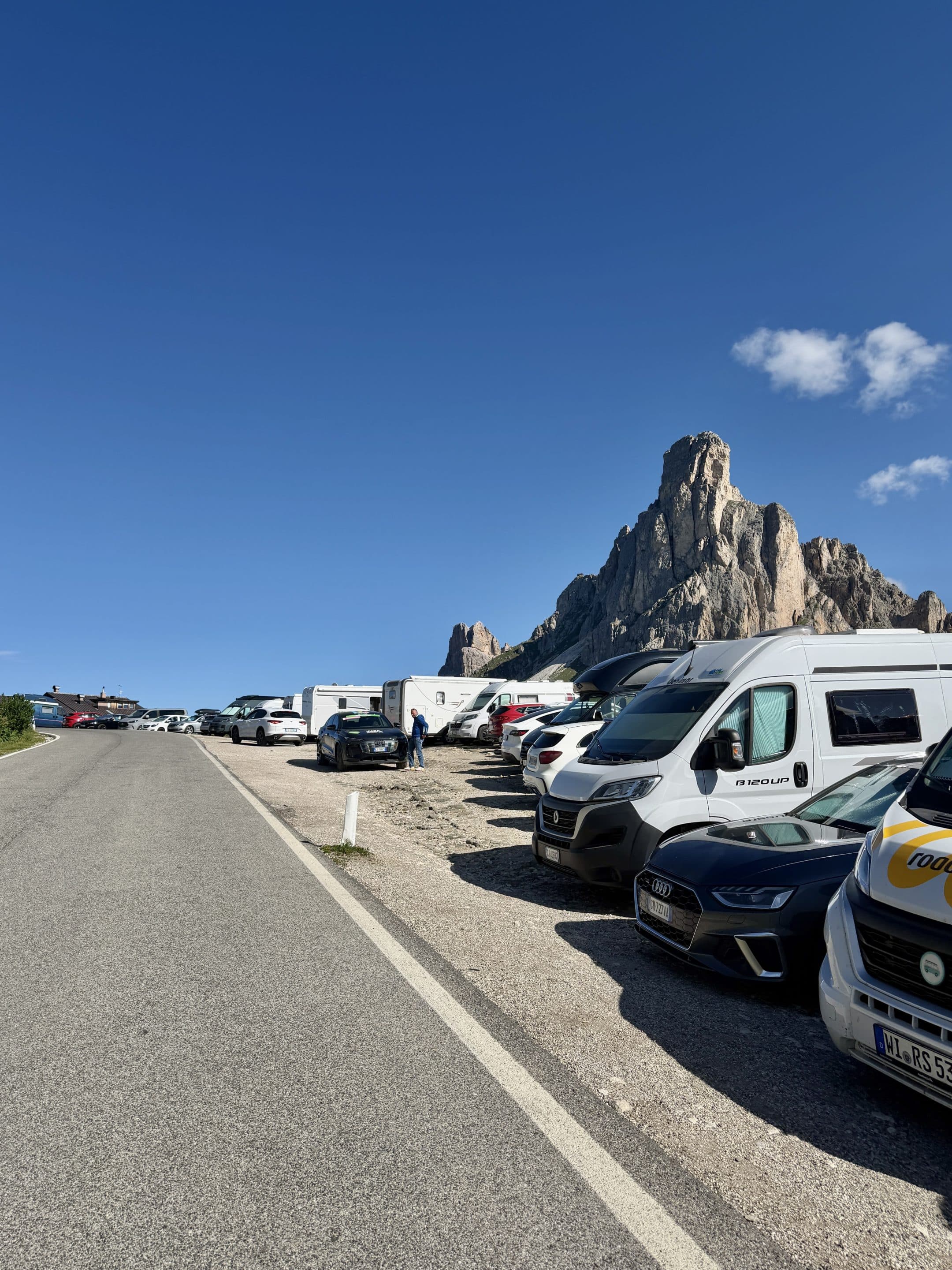 Passo Giau Parking Dolomites 2 Passo Giau Parking Dolomites