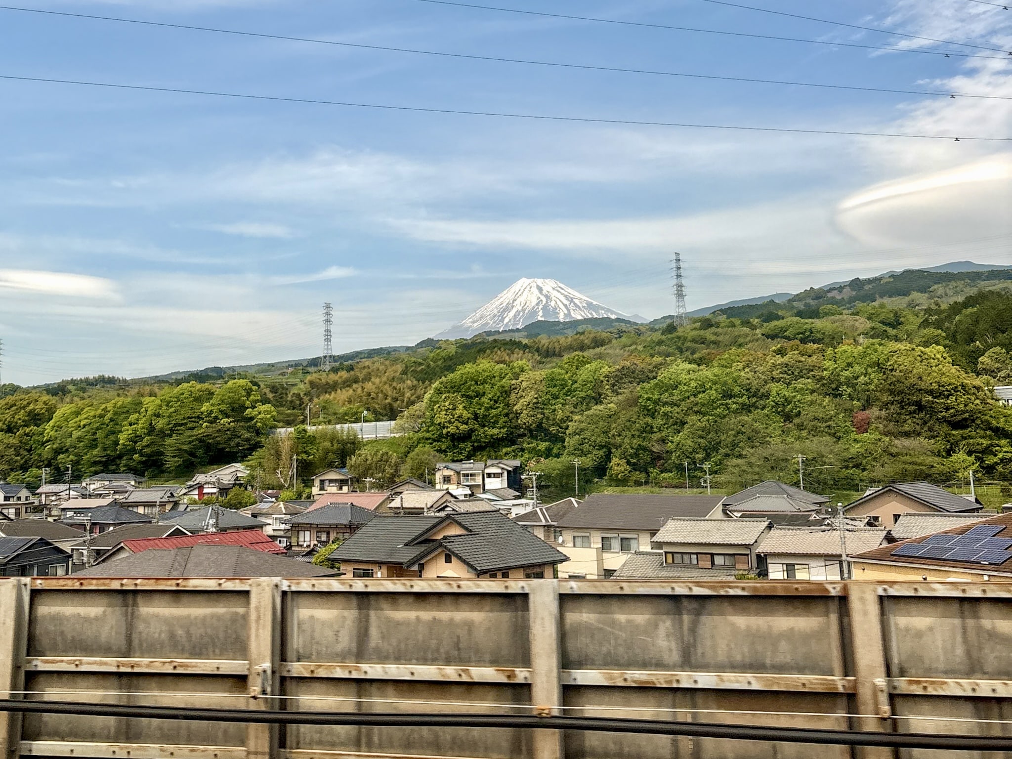 View from Tokyo Kyoto train Fuji View from Tokyo Kyoto train Fuji