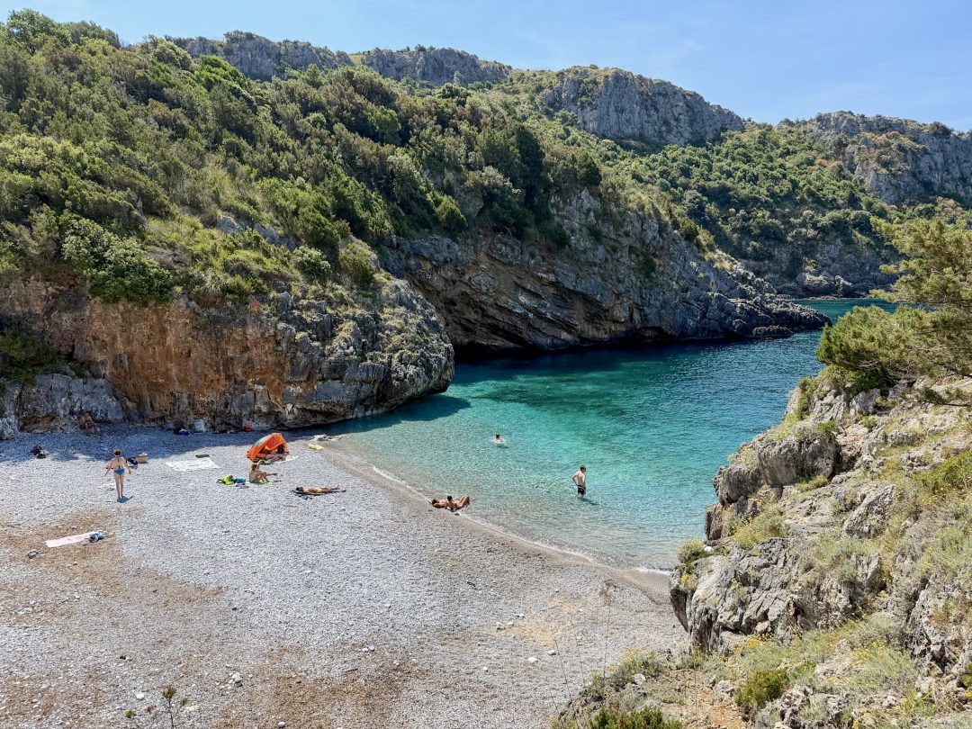 best beaches in cilento coast cala bianca