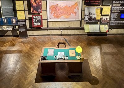 Georgian National Museum Tbilisi Soviet Occupation Hall Room Table Map