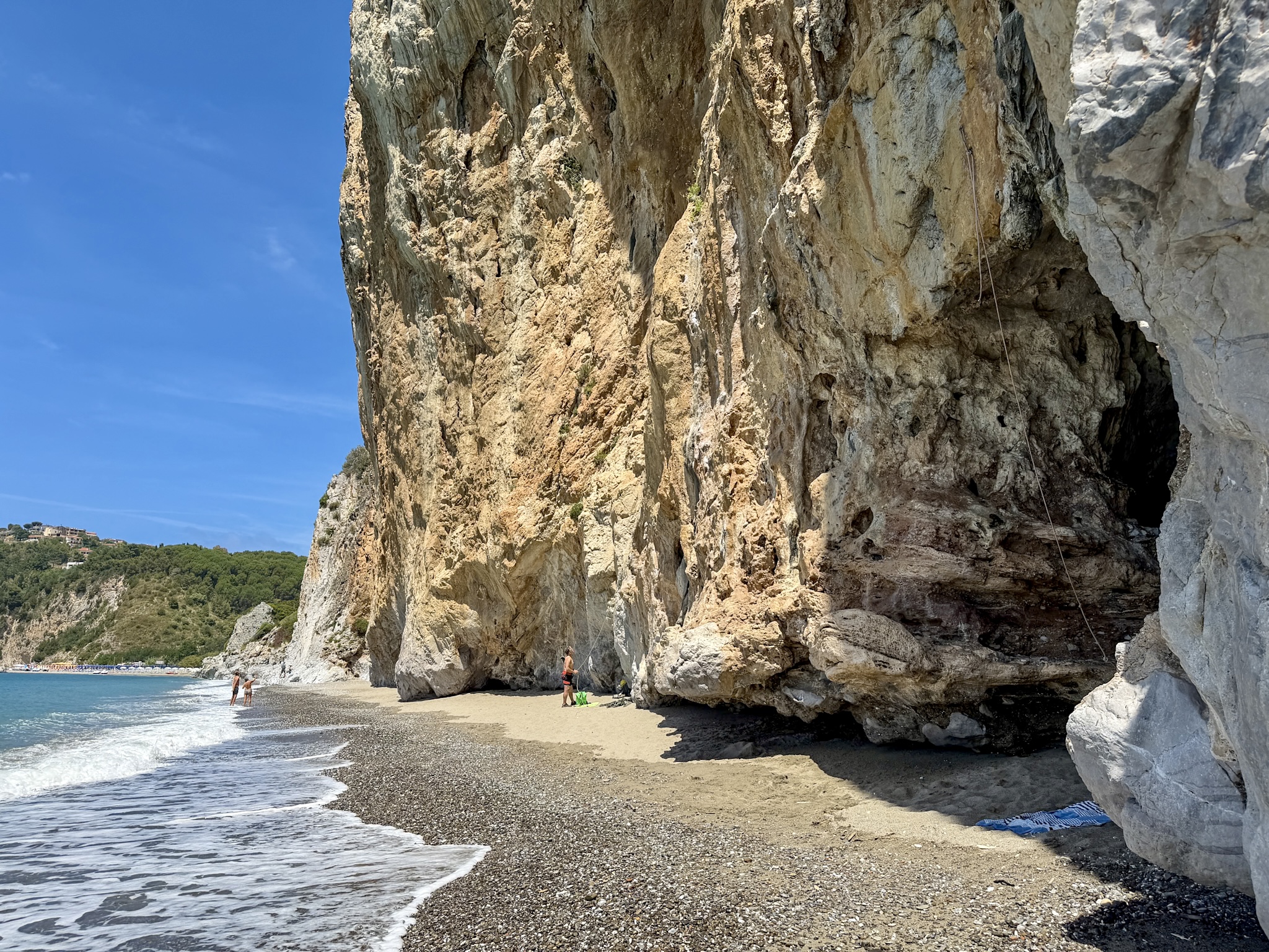 Spiaggia Molpa Caves Beach Palinuro Cilento 2 Marinella Beach Palinuro Cilento
