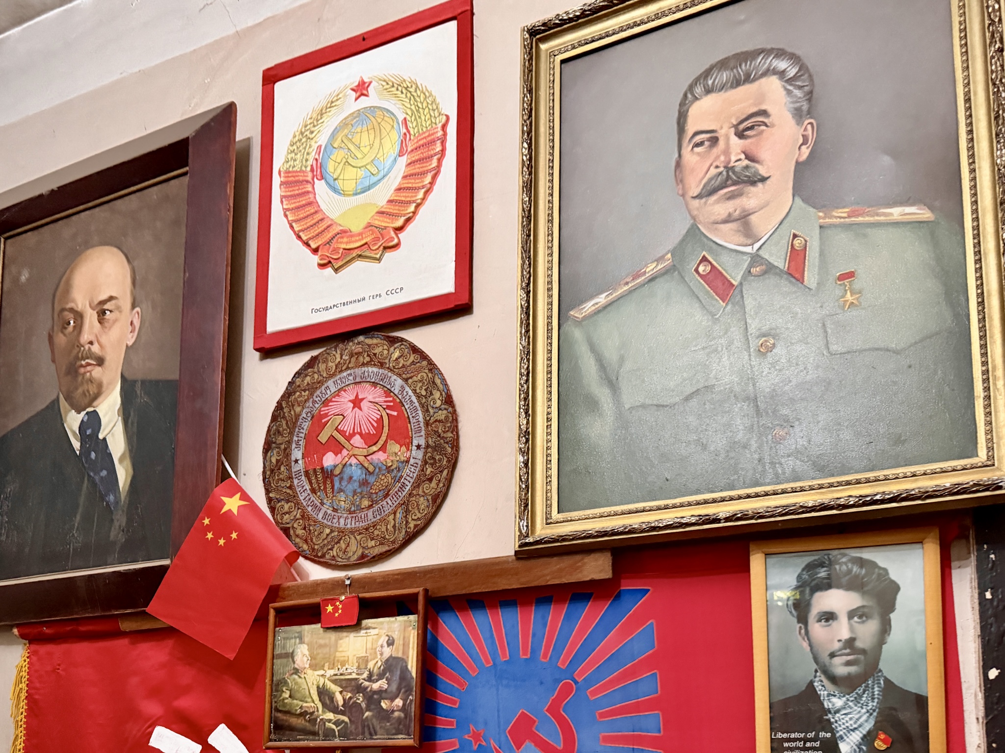 Underground Printing House Tbilisi 4 Underground Printing House Tbilisi Office Stalin Painting