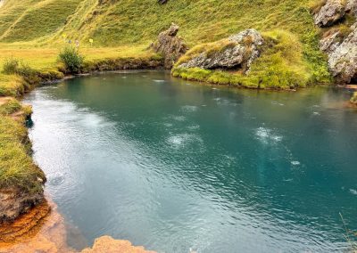 Bubbles at Abano Mineral Lake Truso Valley