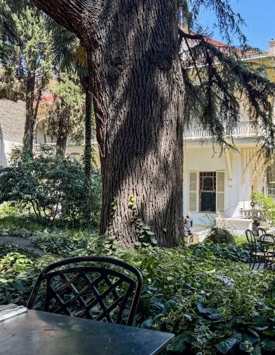 Café Littera's garden Restaurant Tbilisi