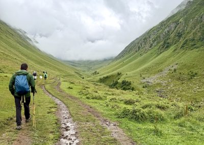 Chaukhi Lake Hike Trail