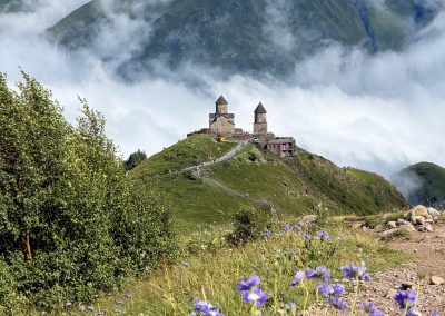 Gergeti Trinity Church Kazbegi Mountain