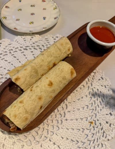 Lamb kebab at Stumari