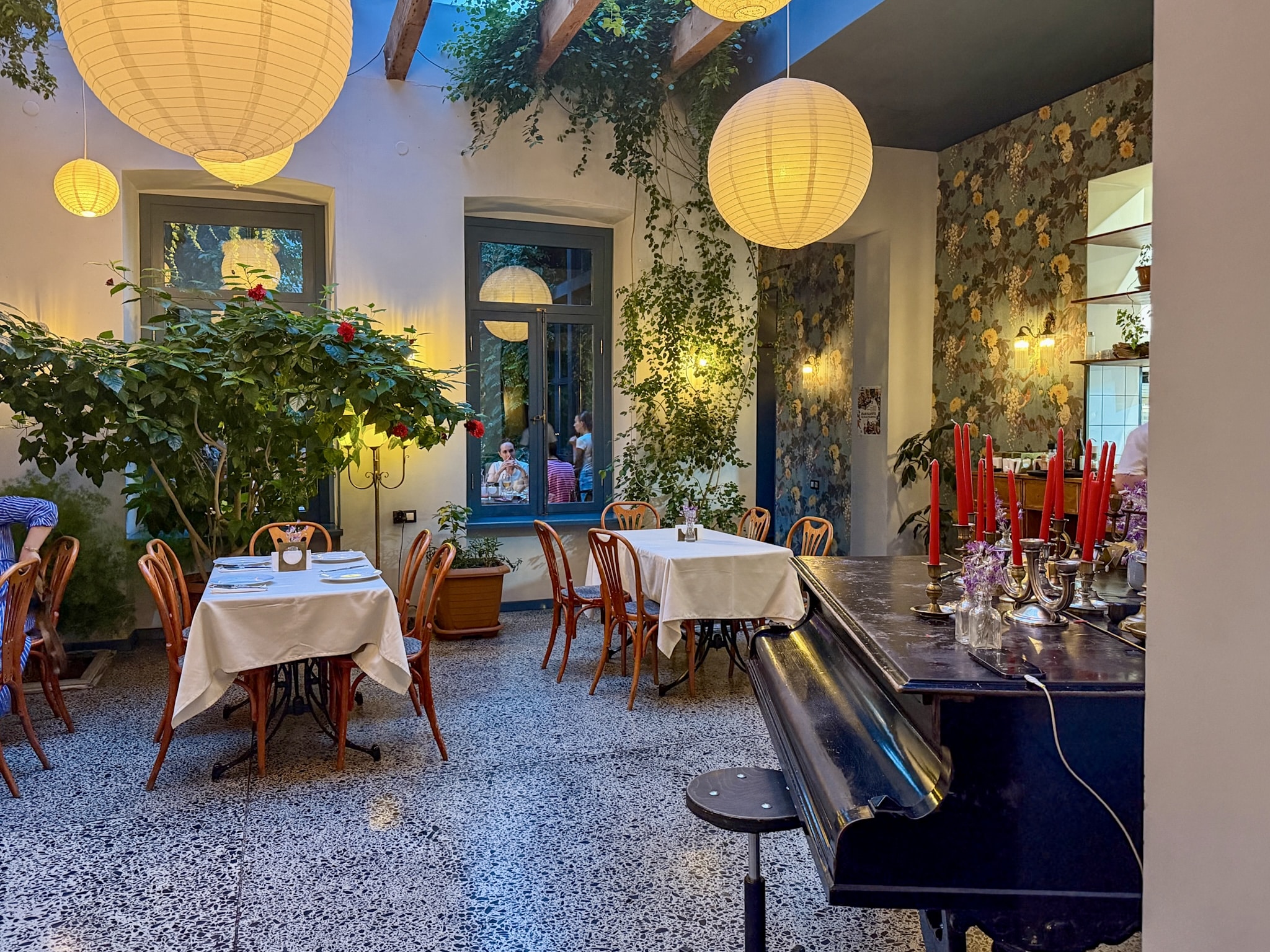 Ninia's Garden dining room Ninia's Garden dining room Georgian restaurant