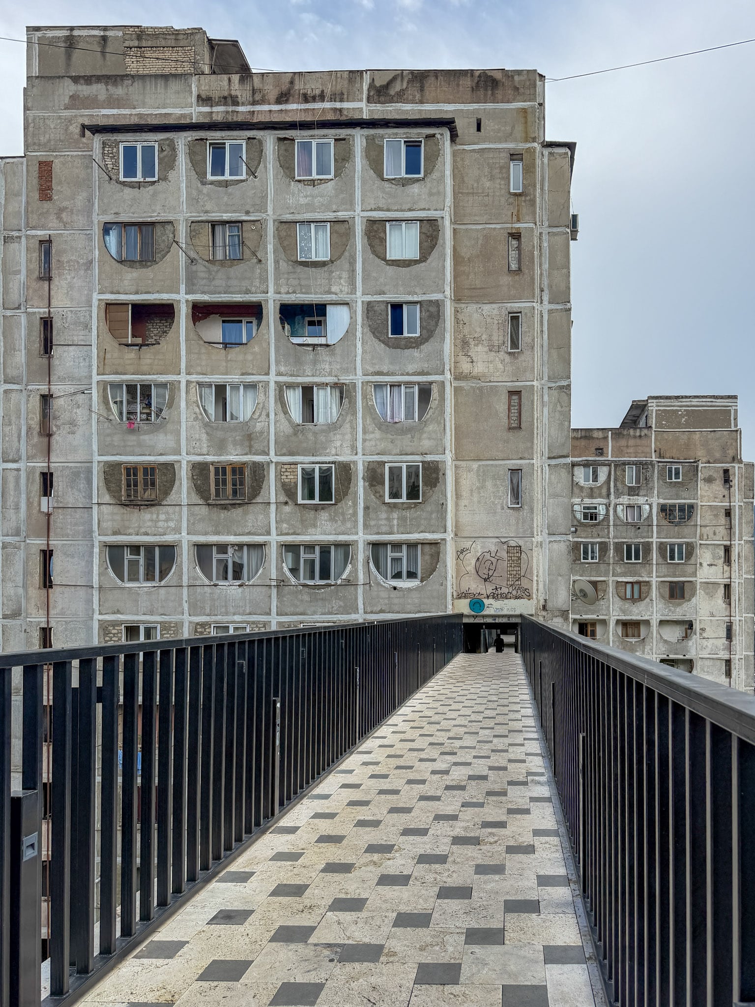 Nutsubidze Skybridge Tbilisi Brutalism 1 Nutsubidze Skybridge Top Level Tbilisi Brutalism