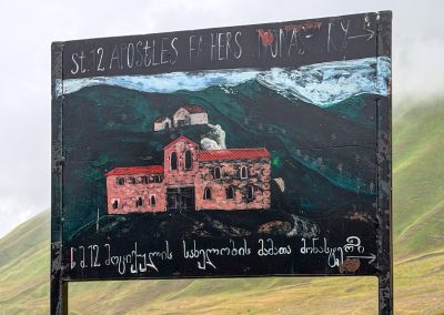 St 12 Apostles Monastery Sign Truso