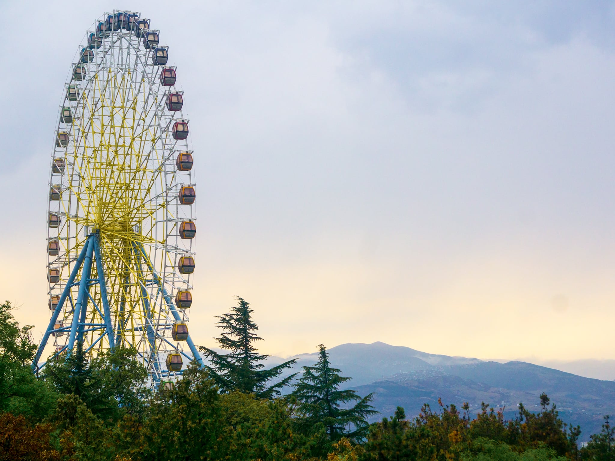 Tbilisi Amusement Park View Tbilisi Amusement Park View Mtatsminda