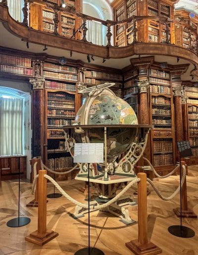 Painted Globe Abbey Library of Saint Gall Switzerland
