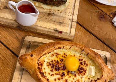 Alpine Lodge Restaurant Kazbegi Khachapuri & Kebab