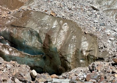 Chalaadi Glacier Cave Close Up