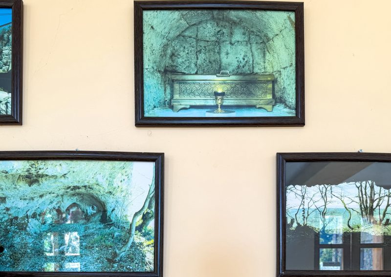 Old photographs of Katskhi Pillar