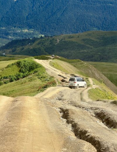 Koruldi Lakes Road at the Ridge