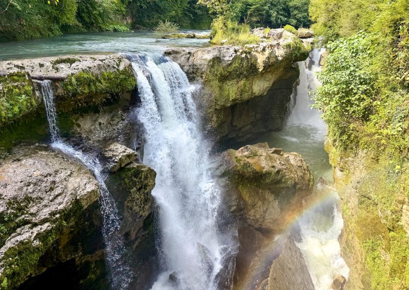 Martvili Canyon waterfall viewpoint