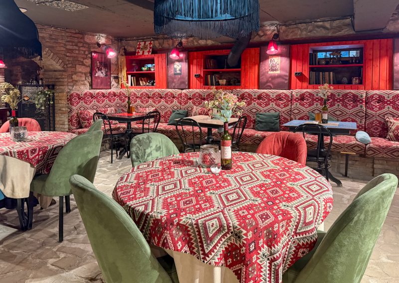 The basement breakfast room Memoire Hotel Kutaisi
