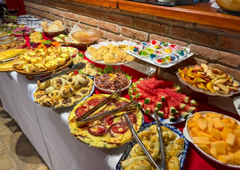 The breakfast buffet Hotel Memoire Kutaisi