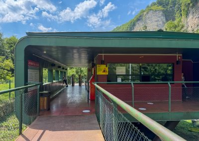 Okatse Waterfall Turnstile Entrance