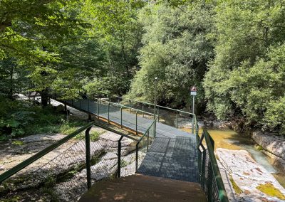Walkway for Okatse Waterfall