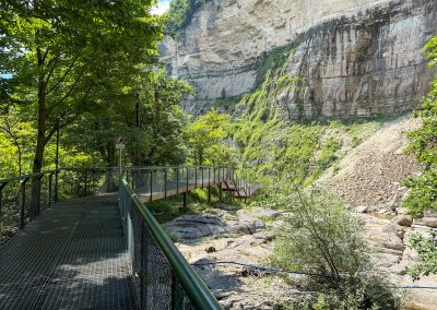 Path for Okatse Waterfall