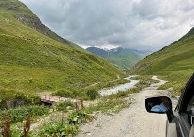Shkhara Glacier Hike Road