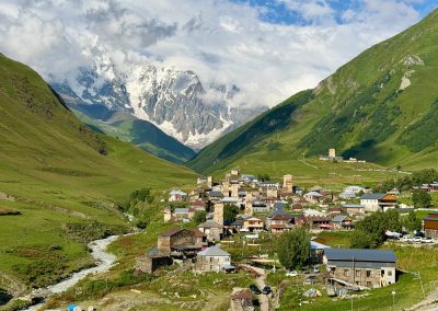 Ushguli Village Georgia Mount Shkhara