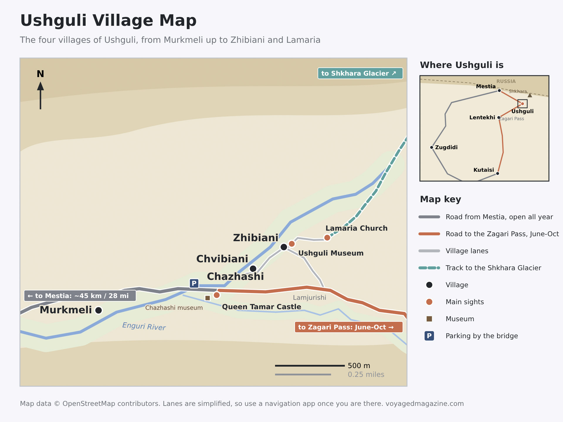 Ushguli Village Map Sights How To Get Ushguli Village Map Sights How To Get